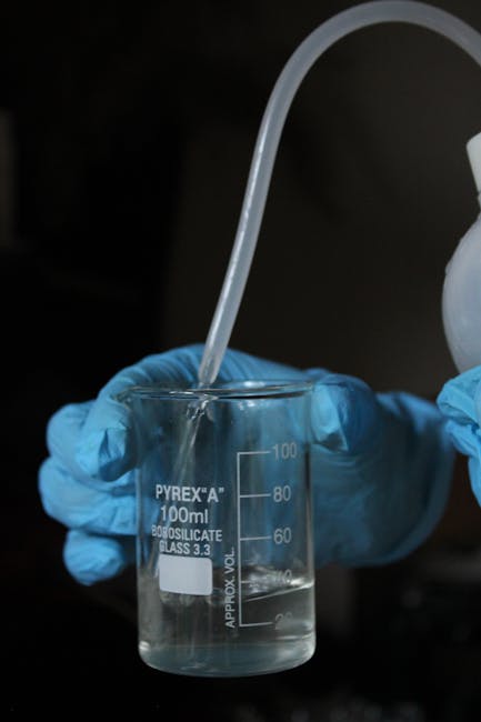 Laboratory beaker showing scientific research basis
